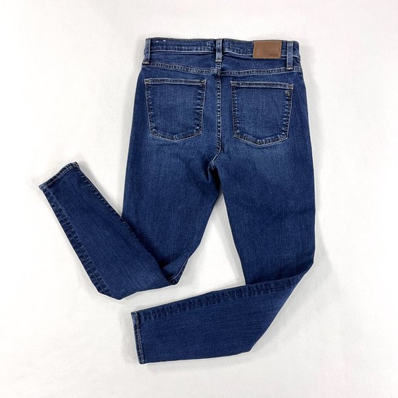 Madewell High Rise Skinny Exposed Button Fly Stretch Jean Hayes Wash J9491 - Picture 4 of 16